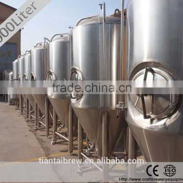 Insulated double wall 1000L brewery fermentation tank