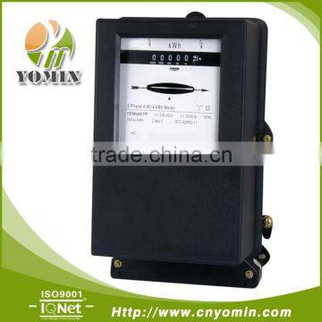 Three Phase Watt-hour meter Front Board Installation Analog Energy Meter Manufacturer KWH Meter Electric Meter Manufacturer