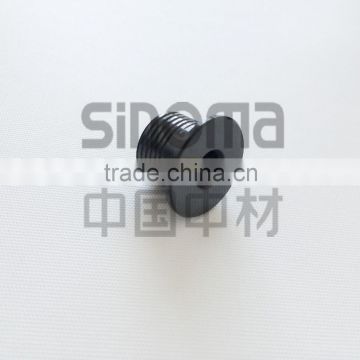 Hollow silicon nitride ceramic flat head bolt