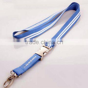 Hihg quality fashion blue Lanyards , Customized neck lanyards