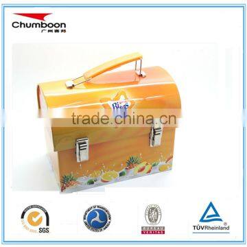 Lunch Metal Tin Box With Lock and Handle photo-3
