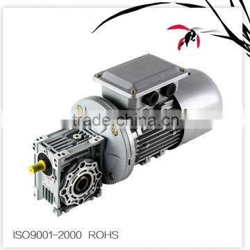 Die Cast Aluminum Alloy cast iron NMRV 025-150 Worm Speed reducer , PC pinion helical Gearboxs hollow or solid shaft output