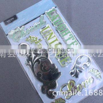 custom epoxy sticker,interesting epoxy sticker,room deocration epoxy sticker