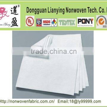 100% Polyester needle punched felt White