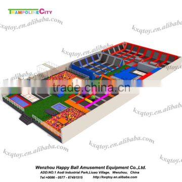 Kids and Adult Trampoline Park Can be Customzied,Customized Size Big Fun Play Zone Trampoline With Foam Pit,basketball photo-2