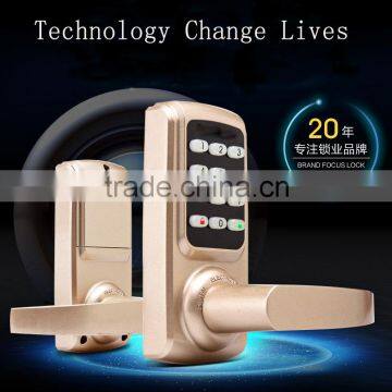 Mechanical Push Button Digital Combination Keyless Code Door Lock