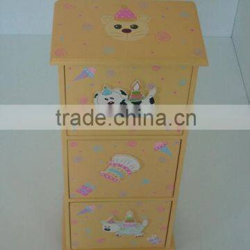 wooden birthday cabinet