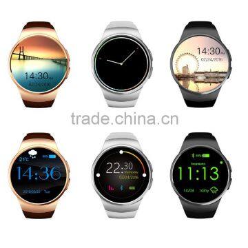 EXCELVAN Smart Watch KW18 SIM Watch MTK2502C Pedometer Heart Rate Monitor Touch Screen Smartwatch for IOS Android Smartphone photo-2