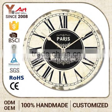 Preferential Price Creative Items Vintage Mdf 12" Decorative Wall Clock