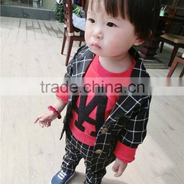 Autumn Children Boy Clothing Sets Frock Designs Pattern Cotton Suits Of Kid Clothes