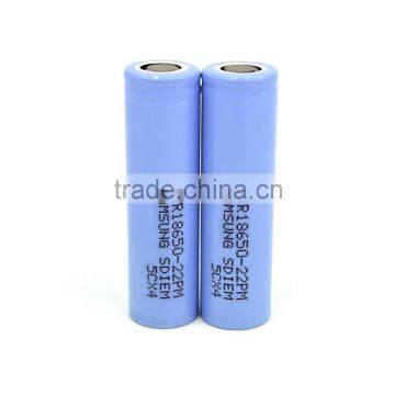 Hot Sale! Samsung ICR18650-22PM 2200mah 3.62V 10A 18650 Flat Top High Quality 18650 Li Ion Battery Cell