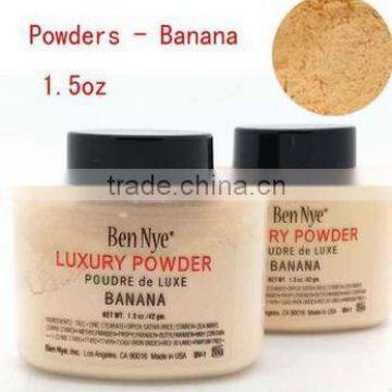 2016 New Available natural face loose powder waterproof nutritious banana brighten long-lasting luxury powder 1.5oz./ 42g