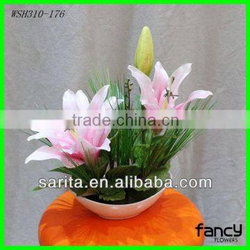 high quality decorative artificial flowers in pot