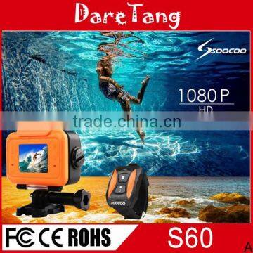 SOOCOO S60 Full HD 1080P 60M WIFI Waterproof Sports Video Camera Remote Control