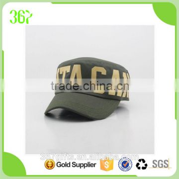 High Quality Custom Silk Screen Printing Logo Military Cap Snapback