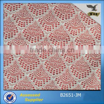 quality nylon scalloped lace fabric