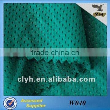 Latest basketball jersey design textile mesh fabric