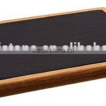 Slate Wood Cheese Board Wood Plate Wood Serving Board photo-6
