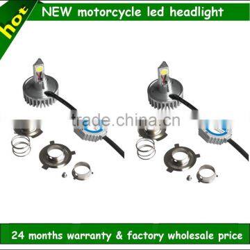 Motorcycle lighting 4 led 4300k 5000k 6000k high/low H4,H6,H7 motorcycle led headlamp