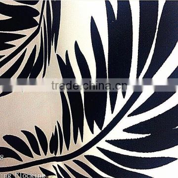 pu flocking leather fabric for PU shoes leather raw material