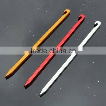 10pcs 16CM Outdoor Camping Hiking Aluminum Tent Pegs Stakes Climbing Hook Ground Pin