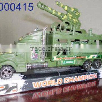 Toys factory cheap toy plastic military army trucks with tank and car