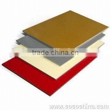 wood laminate / aluminum composite facing board