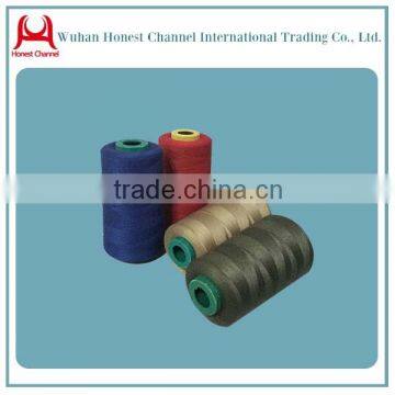 polyester high tenacity yarn 100% polyester ring spun yarn thread and yarn textile paper cone plastic cone made in china