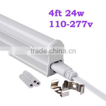 4ft 24w 110-277v price led tube light t5