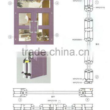 High Quality Energy-saving Casement Aluminium Door TFFA-76 photo-2