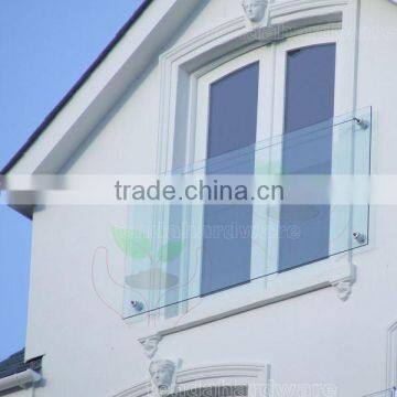 frameless glass railing for window by standoff glass balustrade glass railing