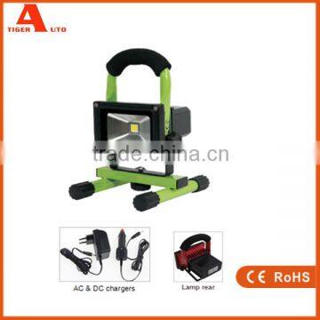 CE ROHS Waterproof IP44 Portable Li-ion Battery 7.4V 4400mAh 10W LED Floodlight