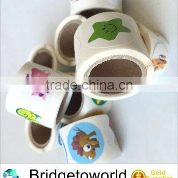 Private Label Custom Waterproof Adhesive Cartoon Stickers Printing Roll Adhesive Paper Roll Sheet photo-5