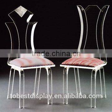 exquisite design transparent acrylic chair/clear acrylic chair/acrylic wedding chair