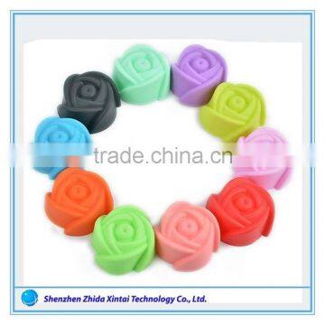 High Quality baking Silicone Rose cake baking molds