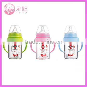 OEM available wholesale glass feeding bottle