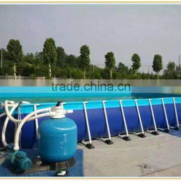 Used Metal Frame Swimming Pool for Inflatable Water Pool Slides, Family Swimming Pool for Kids and Adults