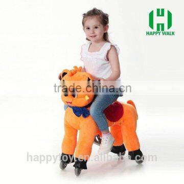 HI wholesale plush Kids Riding animal horse toy for kids with EN71