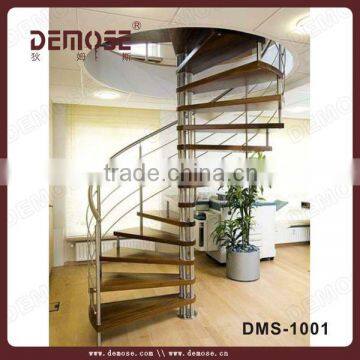 stainless steel staircase design / house steel staircase for small space