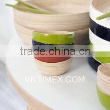 Bamboo Serveware Set Bamboo bowl