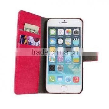 Luxury Magnetic Crazy Horse Pattern Leather Wallet Case For Iphone 6 4.7"/For Iphone Plus/For Iphone 5 5S 4 4S photo-2