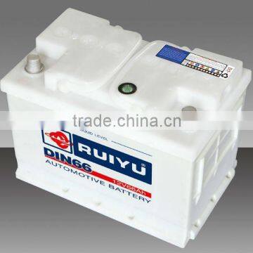 Dry charged battery 56221 Din standard car battery Lead acid battery 12v62ah / europen standard auto battery