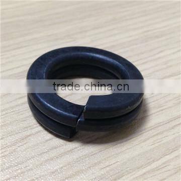Black Finish Spring Lock Washer Din127 in Stock photo-3