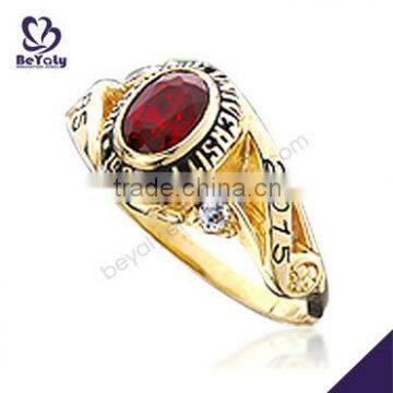 Fashion jewelry custom made low price vintage class ring