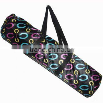 Hot Selling Full Printed Satin Round Handle Fashion Yoga Bag photo-2