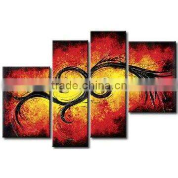 High Quality Modern Handmade Canvas Wall Art Elephant Abstract Oil Painting