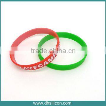 Holiday Promotional Selling Silicone Gift Wristband