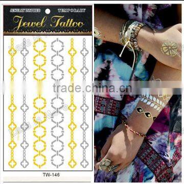 Sticker for Hand Fashion Bracelet Chain Tatoo Jewelry