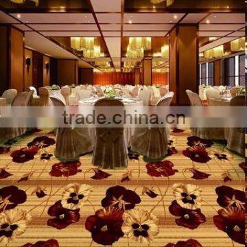 high quality nylon printed carpet for wedding hall commercial carpet