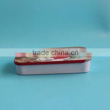 Square Tinplate Metal Tin Can With Sliding Top, 10g-300g Sliding Square Tinplate Metal Tin Can photo-2
